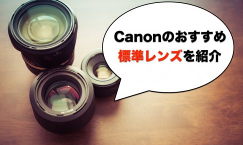 Canonのおすすめ標準レンズを紹介